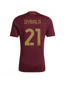 Moški Nogometna dresi replika AS Roma Paulo Dybala #21 Domači 2024-25 Kratek rokav